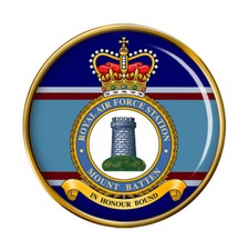 RAF Station Mount Batten Pin Badge