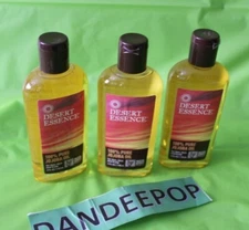3 Piece Desert Essence Jojoba Oil For Hair And Scalp 4 0z Each