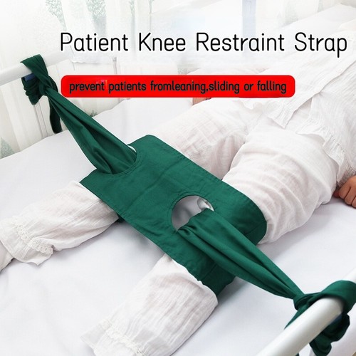 1 pièce sangle de retenue pour jambes patient genou membres inférieurs sécurité au lit pour adultes âgés - Photo 1 sur 14