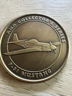 AMA Collector's Series P-51 Mustang Bomber Plane WW2 Military Challenge Coin