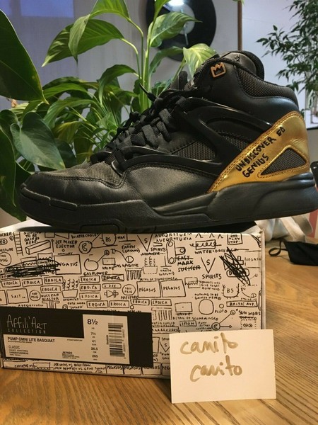 reebok Pump Omni Lite Affiliart Basquiat 8,5us