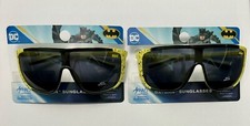 2 DC Batman Kids Sunglasses Sun-Staches 100 UV Protection, Impact Resistant
