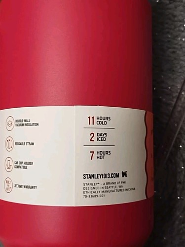 Heart Tumbler Stanley 40oz 🩷 Pink H2.0 Quencher 2024 Ships ASAP - Picture 12 of 17