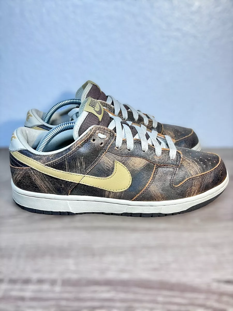 Vintage Nike Dunk Low Premium Grunge Pack Baroque Brown Mens Size