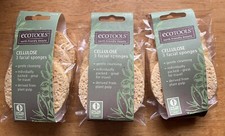 Eco Tools Cellulose Facial Sponges 3 Packs of 3 Gentle Cleansing 9