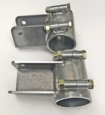 Bolt-On Lower GM Metric Trailing Arm Mounts - SSM 2.25" drop single hole, pair