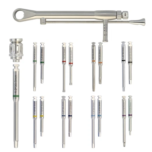 Kit protésico llave dinamométrica dental destornillador de implante universal - Imagen 2 de 19