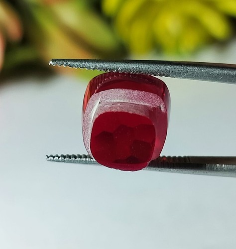 Lab Created Ruby 10MM Pomellato Cushion Shape Gemstone-Mushroom Cut- Gemstone-Co - Picture 3 of 12