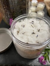 Moisturizing Bath Scrub All NATURAL, Aromatherapy, Lavender, Scrub
