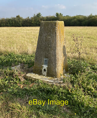 Foto 6x4 Lords Bridge Trig Point Flush Bracket 10845 Harlton c2021