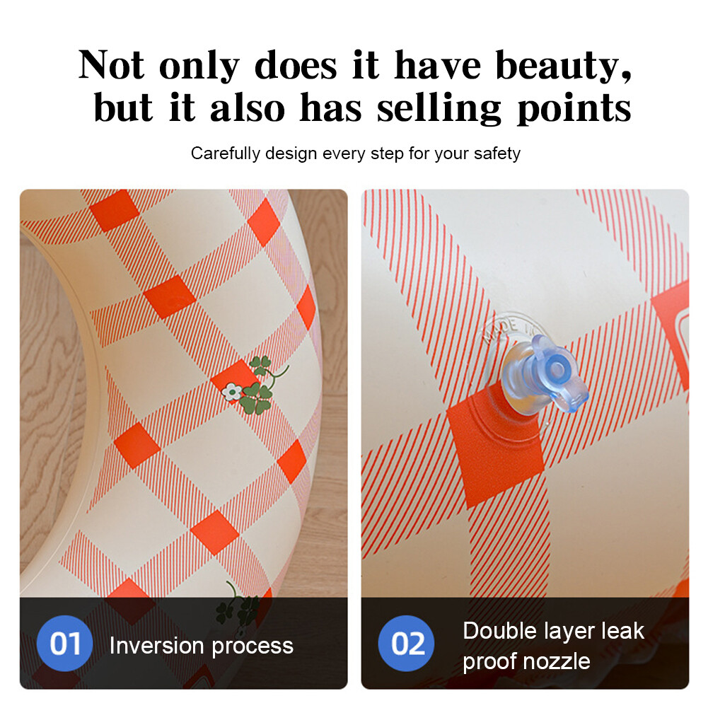 Inflatable Swim Ring Blow Up Swim Tube Pool Rings for Kids Adults (90