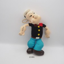 Popeye the Sailor C1304 King Feature USED JUNK Plush 1992 Stuffed 8" Toy Doll