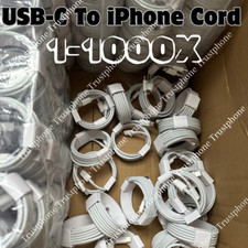 PD USB Type C USB C Fast Charger Cable For iPhone 14 13 12 11 XR XS Max 8 7 Lot