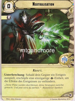 Warhammer 40000 Conquest LCG - Neutralisation  #140 - Base Set dt.