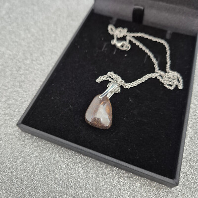 Boulder Opal Anhänger Set in Sterling Silber