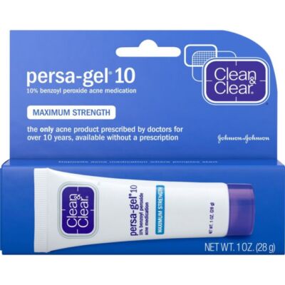 Clean & Clear Persa-Gel 10 Acne Medication with Benzoyl Peroxide 1oz