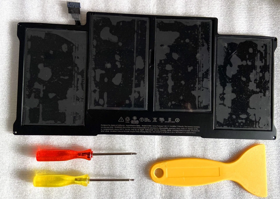 Nueva batería genuina A1466 A1369 A1496 A1405 A1377 para Apple MacBook Air 13""/OEM Foto 3 de 4