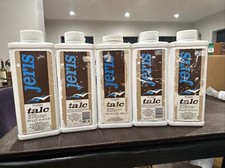 DISCONTINUED Clubman Jeris Flesh Talc Powder 9 oz Vtg NOS Ships Fast X5 Bottles