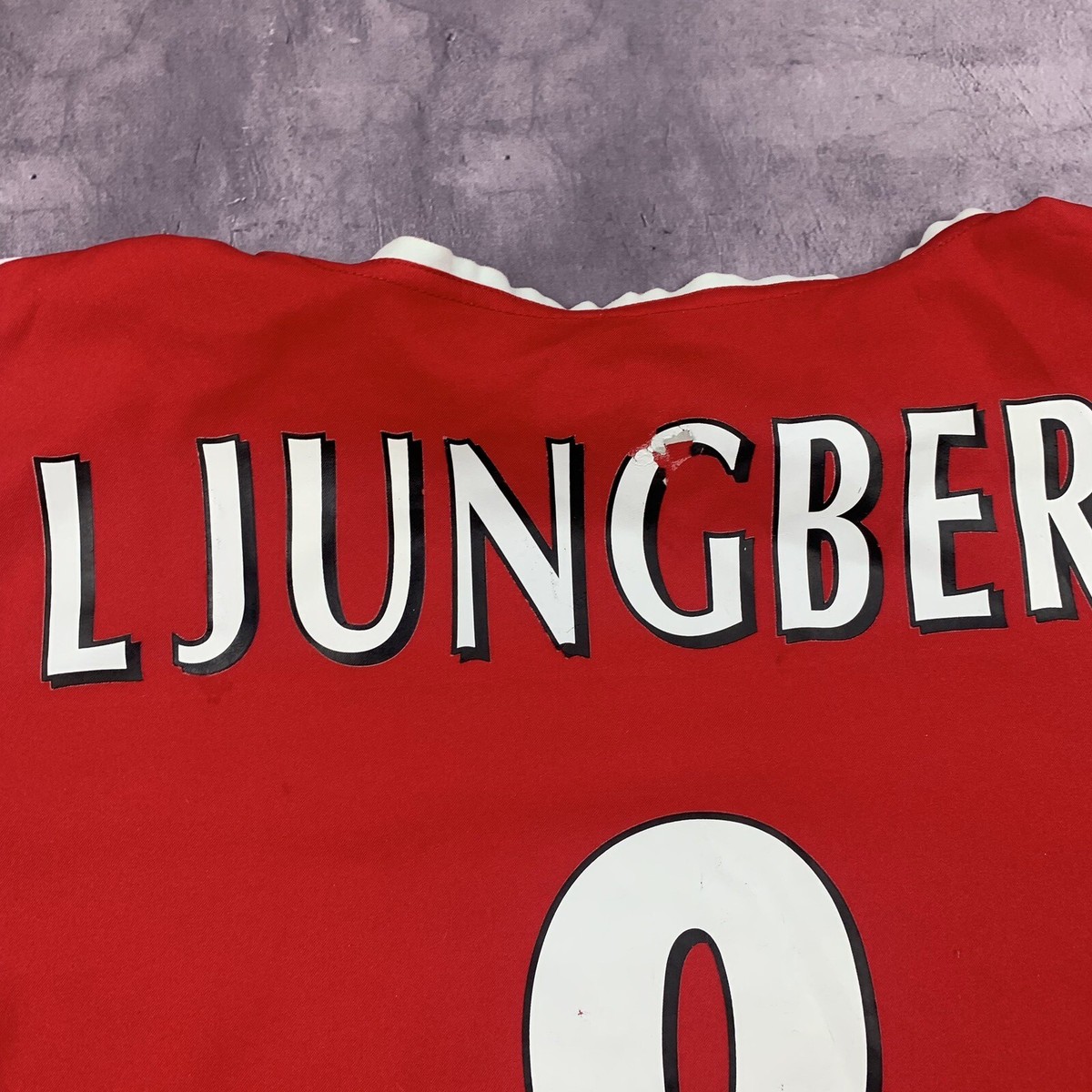 Vintage Nike Arsenal Ljungberg 8 Jersey Home Shirt Football