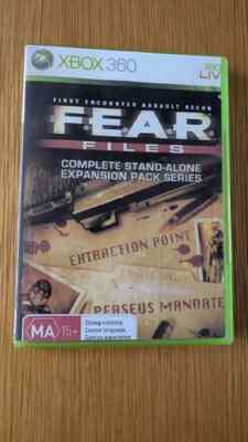 F.E.A.R Files, Fear Files Expansion, Xbox 360, UK PAL (Reprinted Cover)
