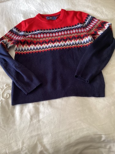 Vineyard Vines Jungen Wollmischung Fair Isle Pullover Gr. 16 passt am besten wie 14/16