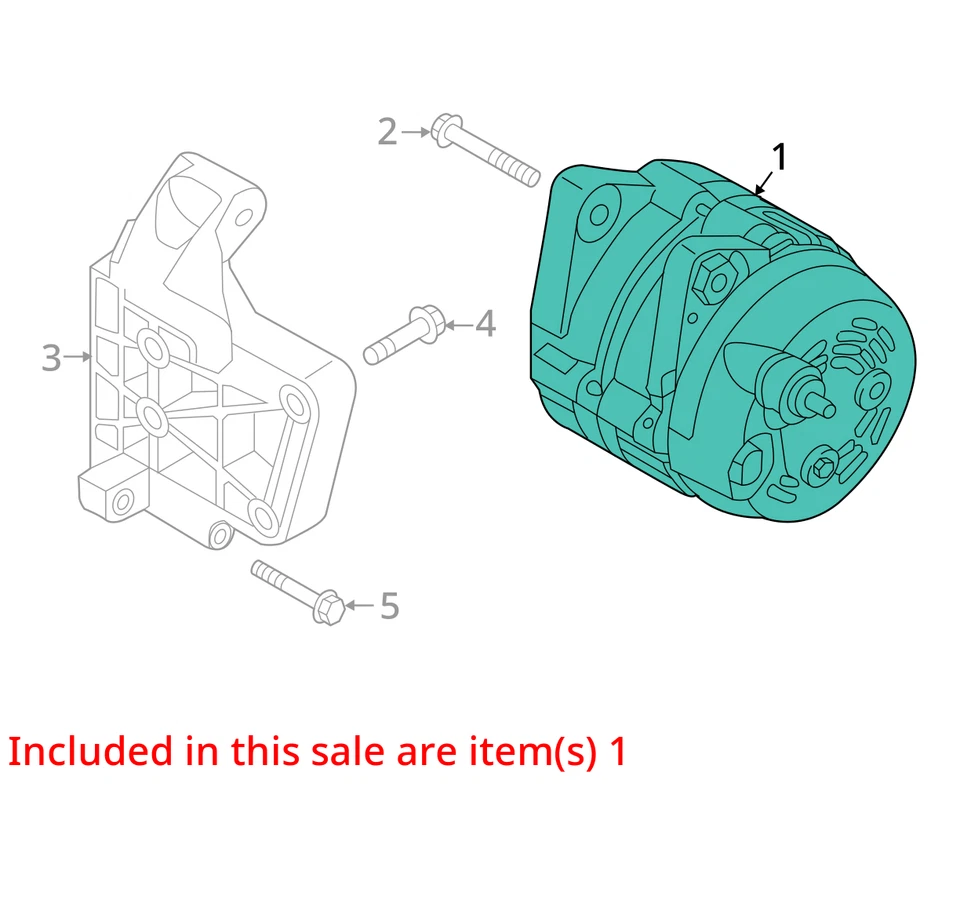 Alternador Hyundai Equus 2014 fabricante de equipos originales 143 k millas - LKQ337292811 Foto 4 de 4