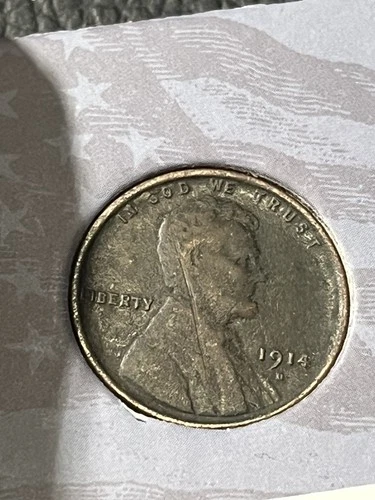** 1914-D LINCOLN CENT-  VF  (KEY DATE)   FILL THAT TOUGH SPOT IN YOUR SET  **