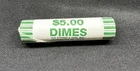 BU 2006 P ROOSEVELT  DIME  ROLL  BRILLIANT UNCIRCULATED OBW H/T