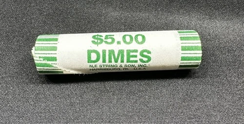 BU 2006 P ROOSEVELT  DIME  ROLL  BRILLIANT UNCIRCULATED OBW H/T