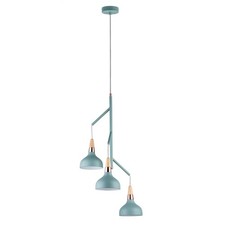Paulmann Pendelleuchte Juna Softgrün/Kupfer/Holz max. 3 x 20W E14 Lampe UVP 176€