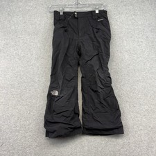 The North Face Pants Boys Small 7 8 Black Dryvent Snow Ski Snowboard Nylon Poly