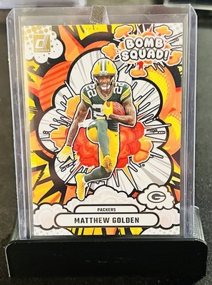 2025 Panini Donruss Bomb Squad Gold Foil RC MATTHEW GOLDEN 