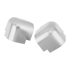 2Pcs Heavy Duty Aluminum Edge Protectors Reusable Cargo Corner Guards Silver