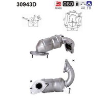 AS Katalysator FüR Renault Kangoo KC0/1_ 1.5 Dci FC0/1_ Bb_ Cb_ 30943D