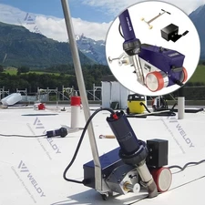 WELDY Foiler ETL Auto Plastic Hot Air Welder 30mm + Guide Bar +Additional Weight