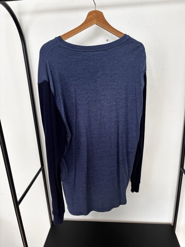 Ralph Lauren Polo Sleepwear Long Sleeve Thermal Blue Mens Size XL - Picture 2 of 3