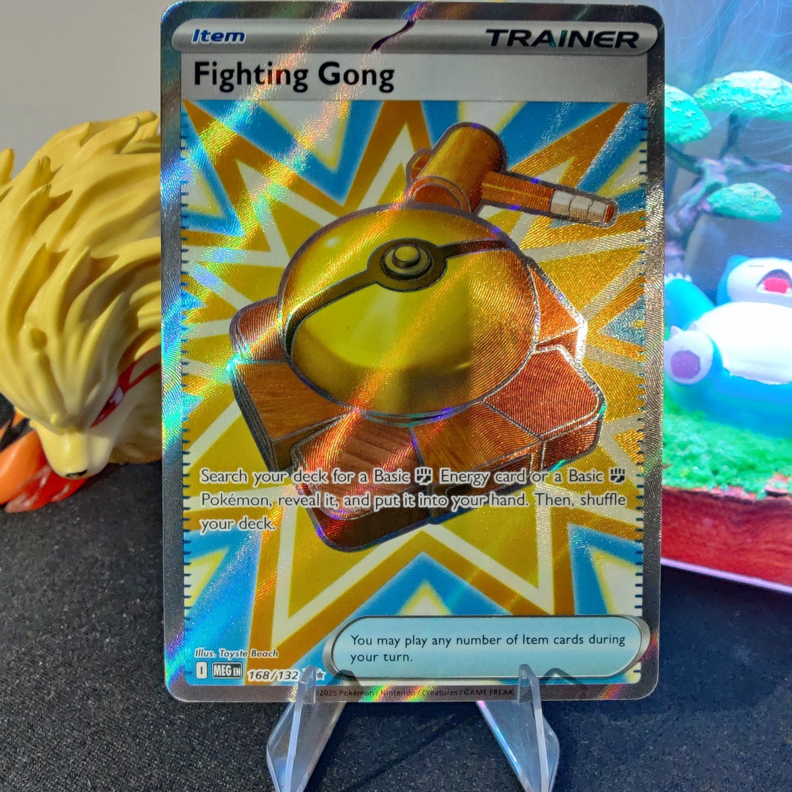 Fighting Gong 168/132 UR NM - Pokemon TCG Mega Evolution