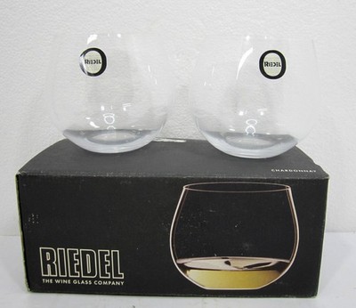 2 Riedel O Wine Tumbler Oaked Chardonnay Glasses #414/97