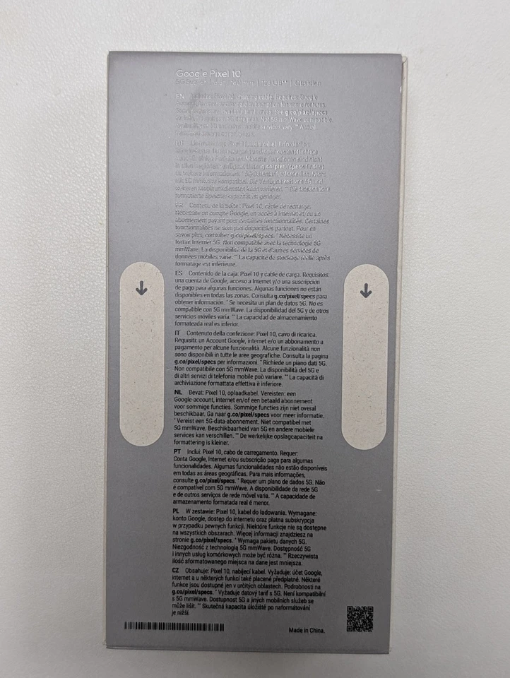 Google Pixel 10 5G 128GB Obsidian | UK model - Unlocked WARRANTY 2027 - Image 3 of 4