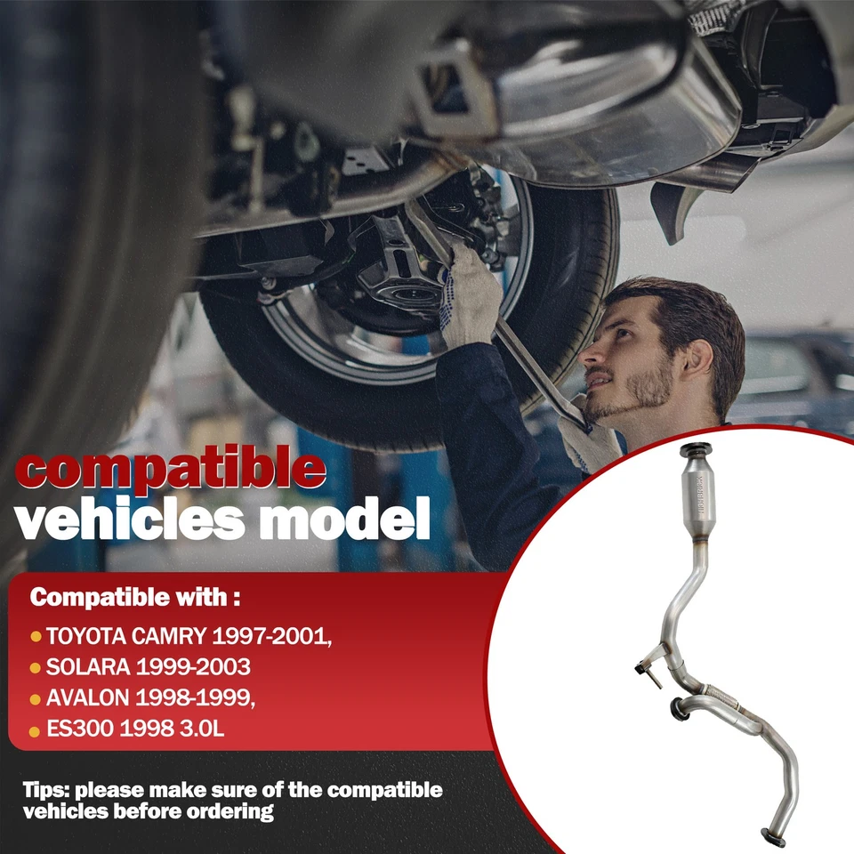 Catalytic Converter Fit for Toyota Camry 1997-2001/ Toyota Solara 1999-2003 3.0L - Image 2 of 4