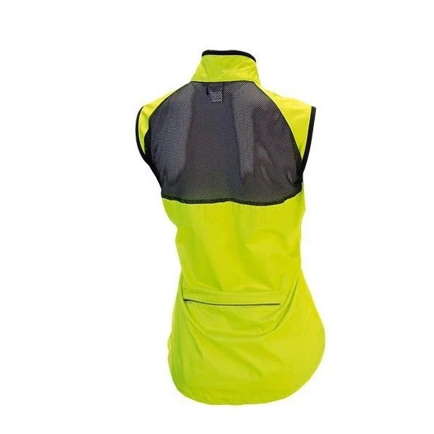 Canari 女式 XL Optima 可转换自行车跑步户外夹克背心黄色 — 第 4/4 张图片