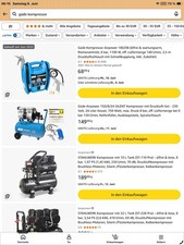 Güde Airpower 180/08 Kolbenkompressor 0,8 PS...
