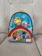 Mini Mochila Loungefly Rainbow Brite Personajes Arco Iris Metálica Mini Mochila