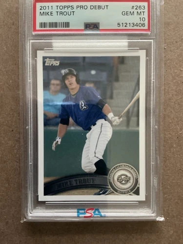 2011 Topps Mike Trout Pro Debut Rookie PSA 10
