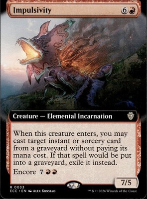 Impulsivity (Extended Art) | 386 | MTG | Lorwyn Eclipsed | 50% Off 2nd Item