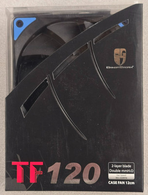 NEW DeepCool Gamer Storm TF120 120mm PWM Fan - Black Edition - Blue LED