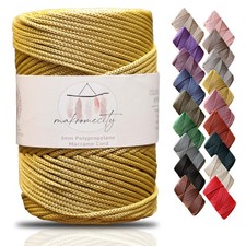 Premium Polyester Macrame Cord 3mm x 131 Yards 394 feet 3mm Polypropylene Mu...