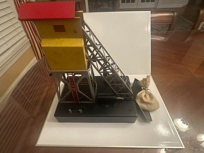 Vintage Electric Coal Elevator Conveyor Model w/ Bag of Lionel Coal & Controller