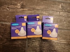 3 Boxes Lansinoh NaturalWave Baby Bottle Nipples, Slow Flow Anti-Colic- 6 Total