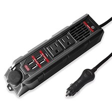 200W Car Power Inverter for Vehicles, DC 12V to 110V AC Car Converter